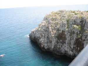 The Adriatic Sea on the eastern coast of Puglia.